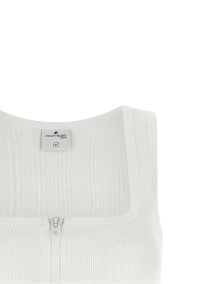 Courreges Top With Front Zip