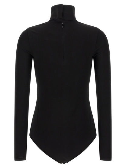 Courreges Jersey Mockneck Bodysuit