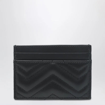 GUCCI GG Marmont card holder black/gold