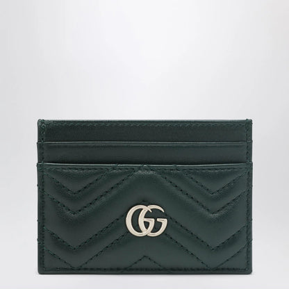 GUCCI Black GG Marmont card holder