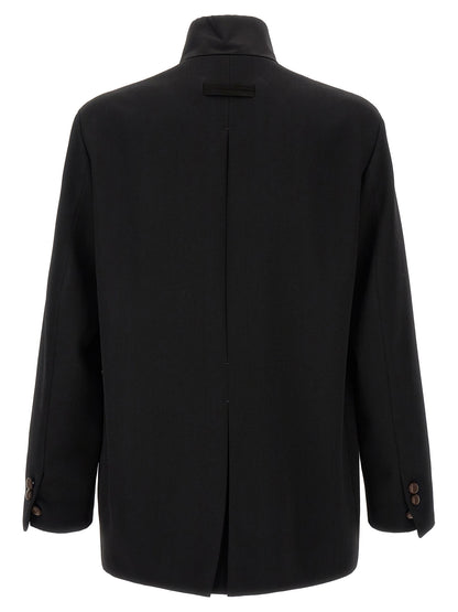Zegna Wool Blazer With Buttons