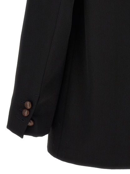 Zegna Wool Blazer With Buttons