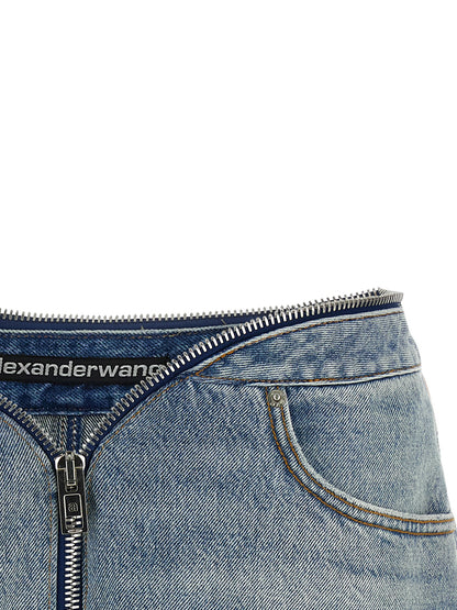 Alexander Wang Zip V-waist Shorts