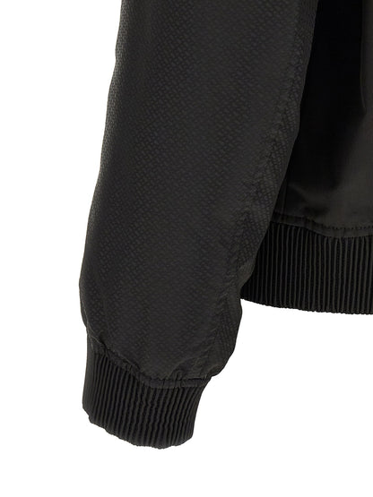 Hugo Boss Monogram Sleeve Bomber Jacket