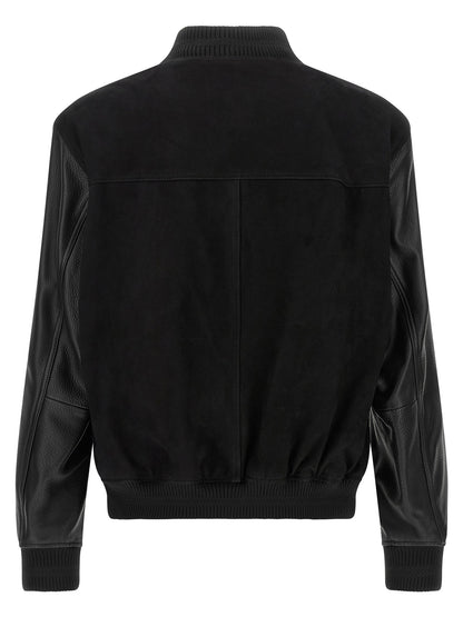 Hugo Boss Leather Bomber Jacket