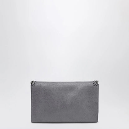 Stella McCartney Falabella crossbody wallet bag in dark barolo