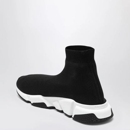 Balenciaga Black mesh and white Speed Sneakers