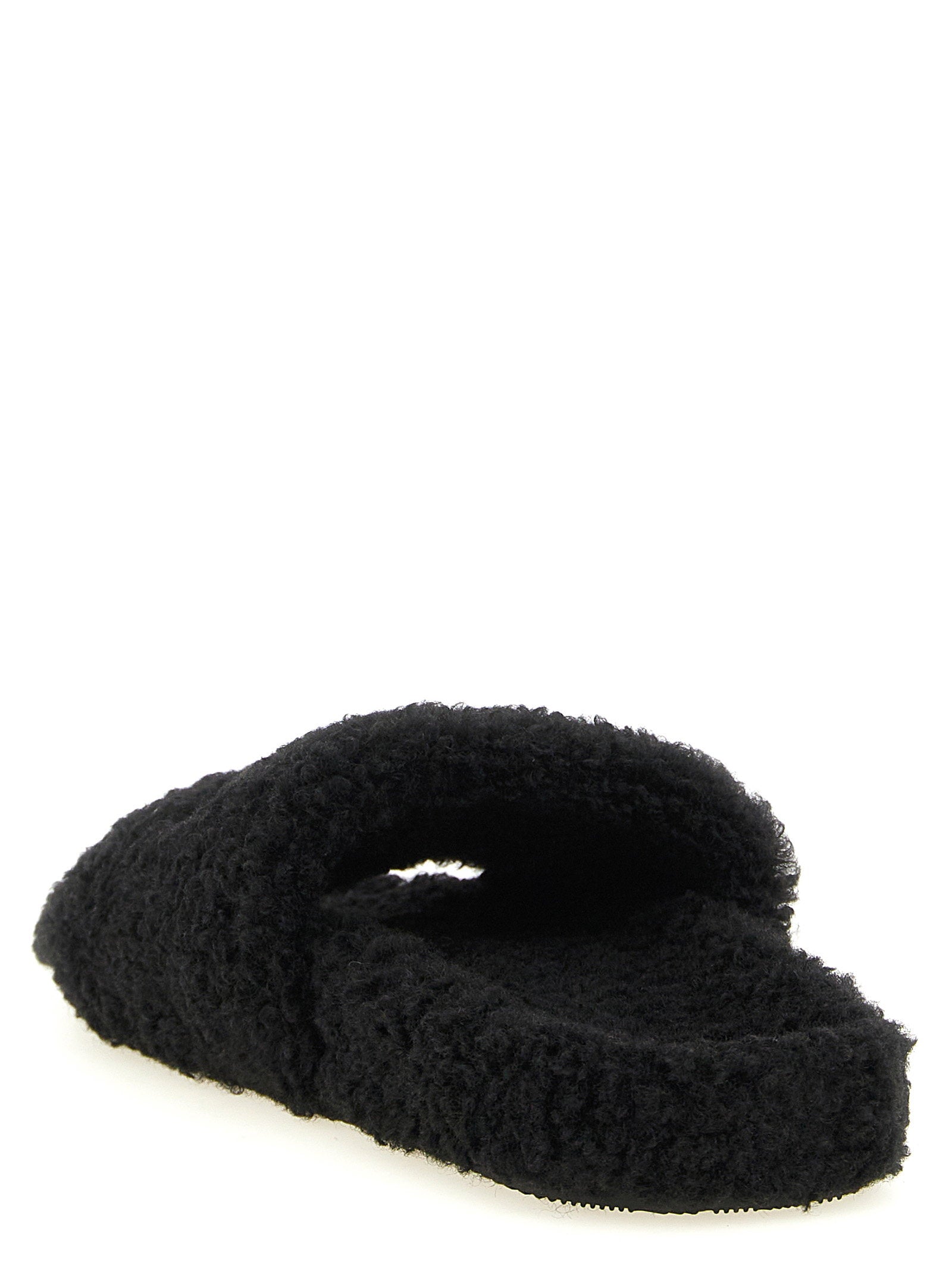 Balenciaga Furry Open Sandals