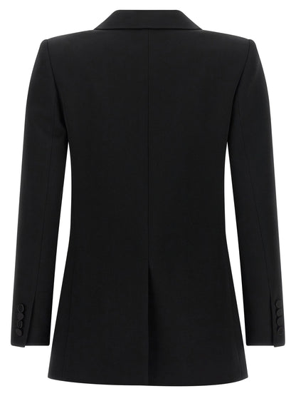 Saint Laurent Satin Lapel Blazer