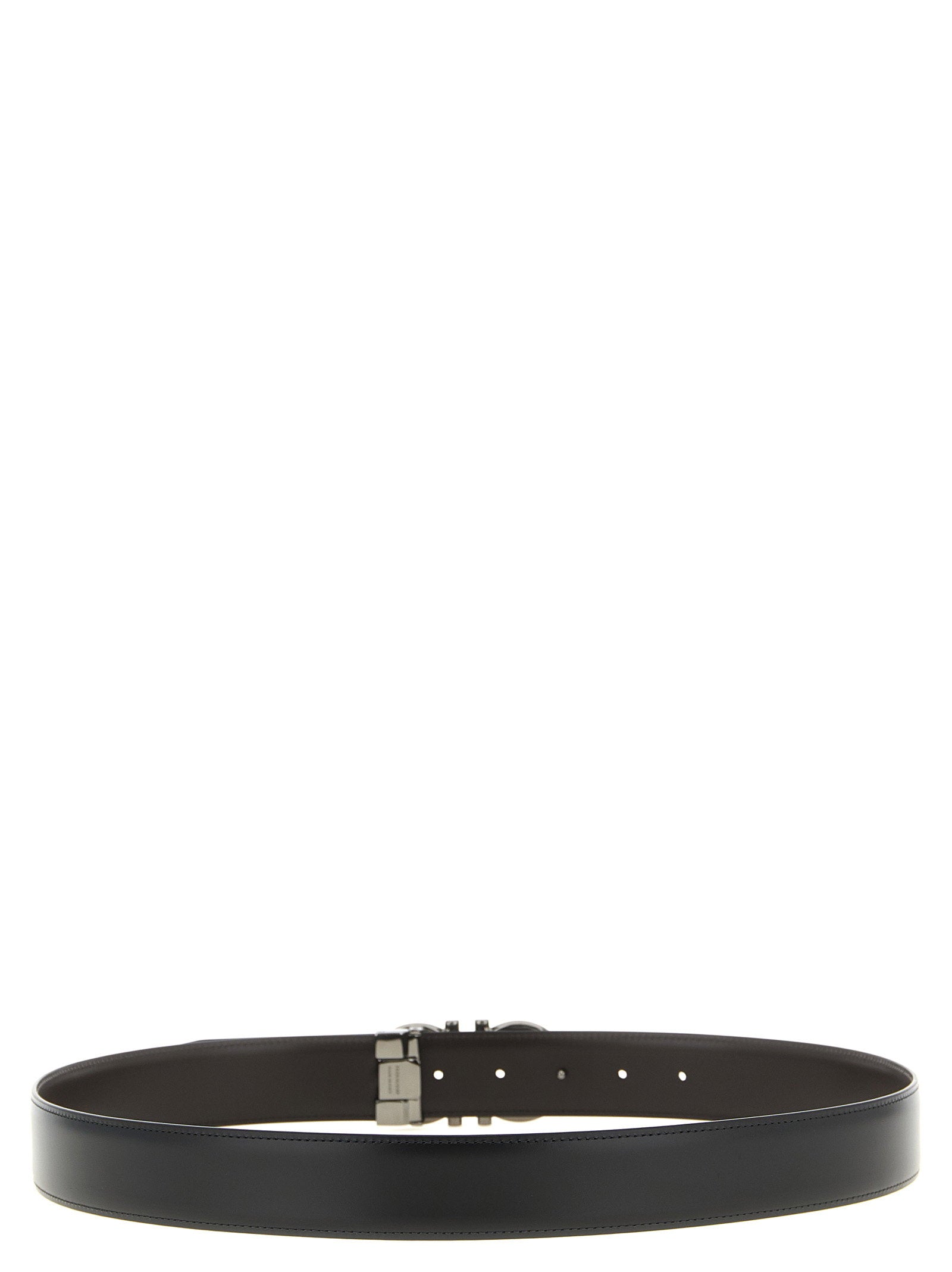 Ferragamo Double Gancini Reversible Belt