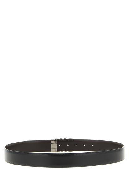 Ferragamo Double Gancini Reversible Belt