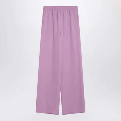 Valentino Wide lilac pink silk pants