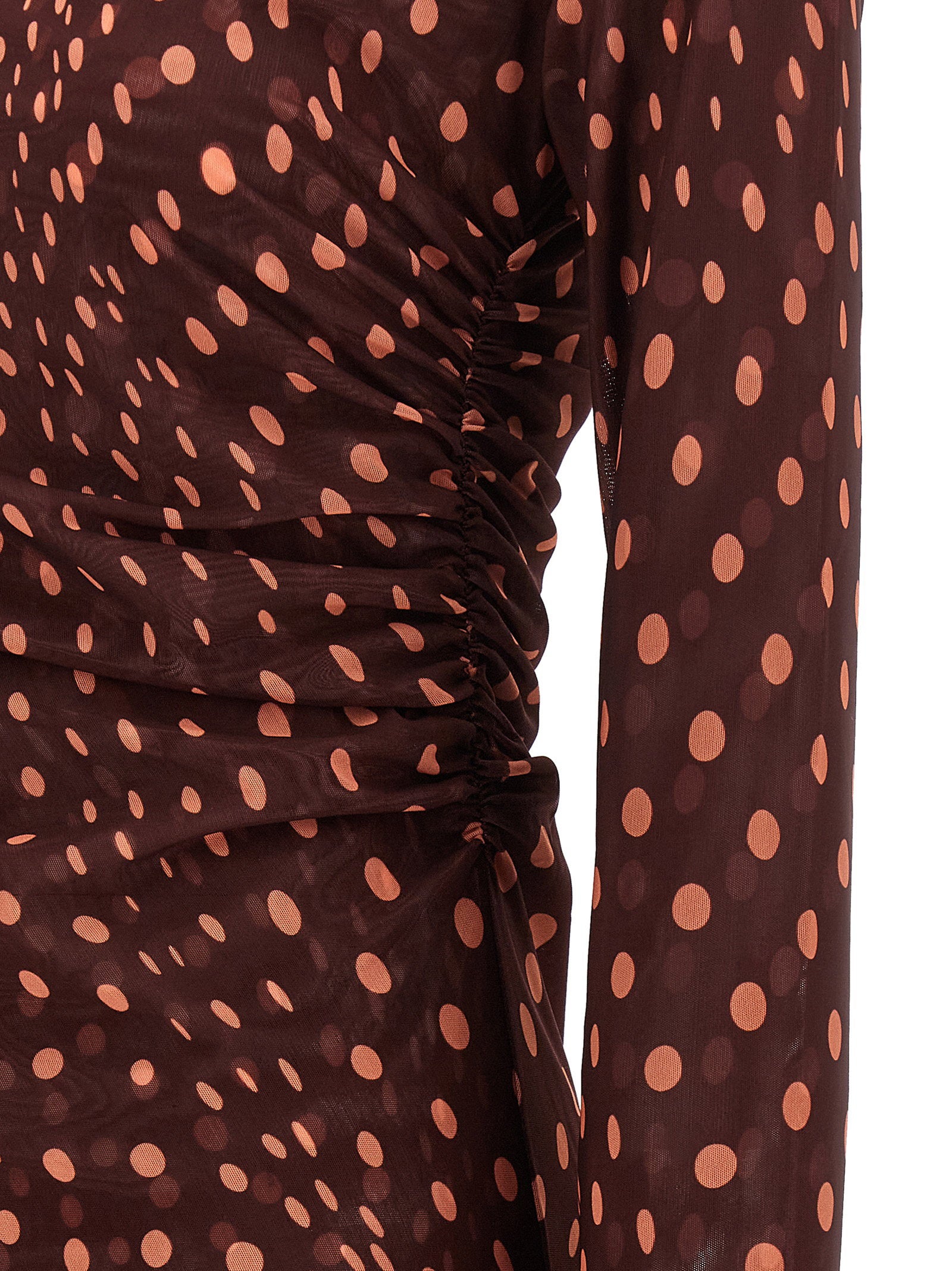 Stella Mccartney Polka Dot Mesh Dress