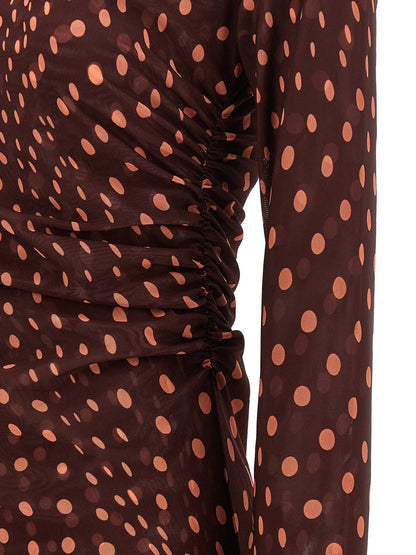 Stella Mccartney Polka Dot Mesh Dress