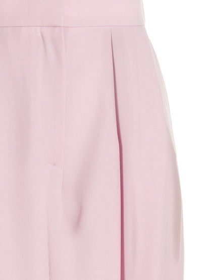 Alexander McQueen Pants With Front Pleats