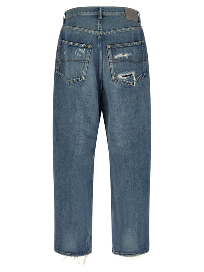 Balenciaga Distressed Baggy Jeans