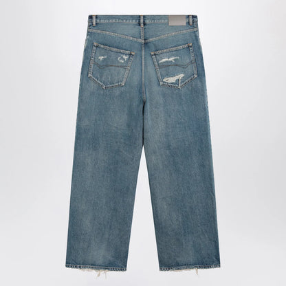 Balenciaga Baggy jeans in blue cotton denim