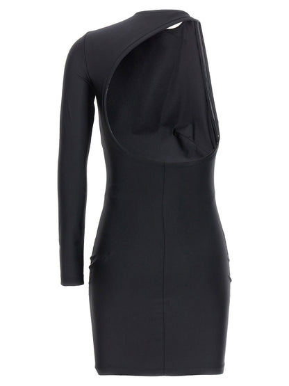 Balenciaga Cut-out One Shoulder Dress