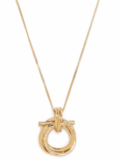 Ferragamo Gancini Torchon Necklace