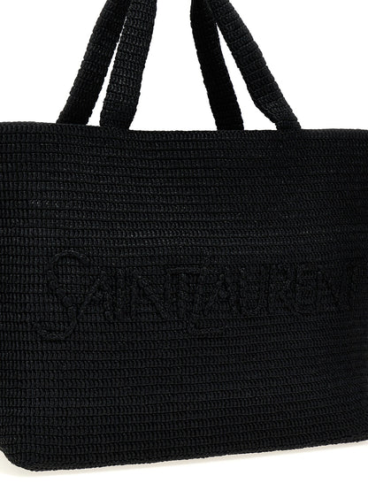Saint Laurent Rafia Tote Bag