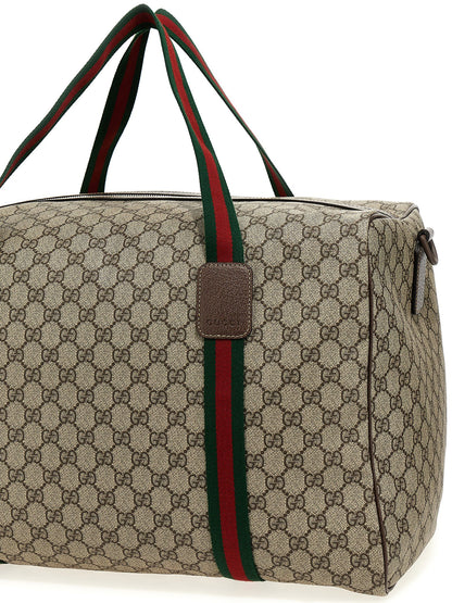 Gucci Gg Supreme Large Travel Bag