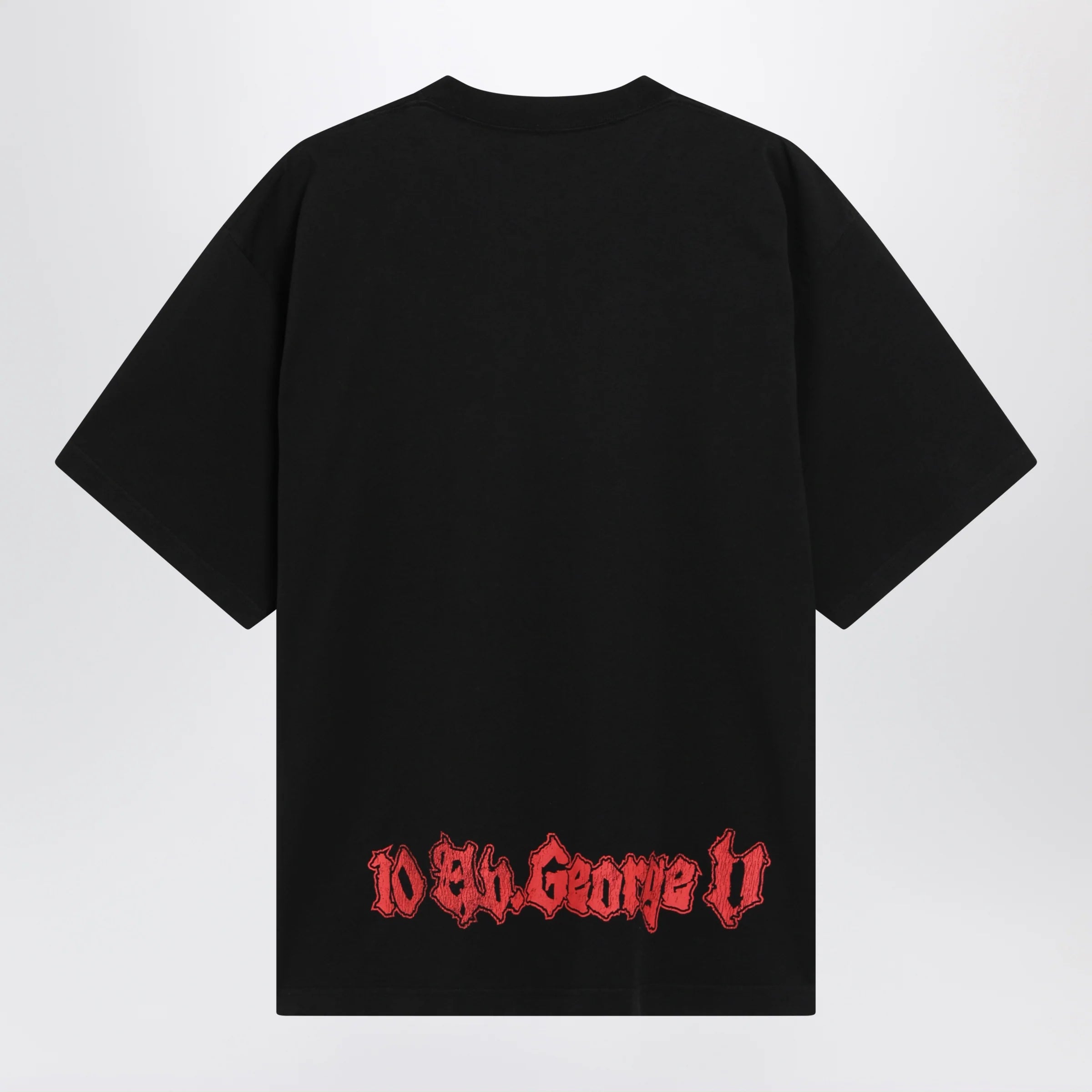 Balenciaga Salon de Couture cotton jersey T-shirt in black
