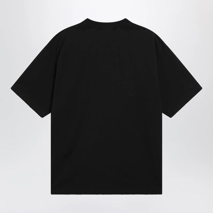 Balenciaga Black oversized T-shirt with logo print