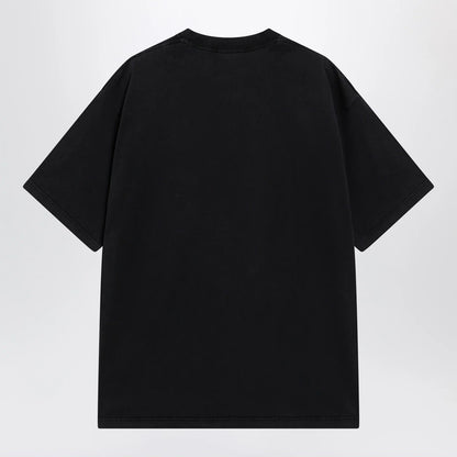 Balenciaga The Address men’s regular-fit T-shirt in faded black cotton