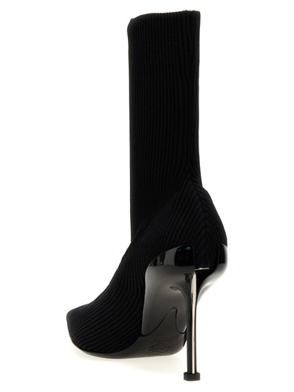 Alexander McQueen Slash Ankle Boots