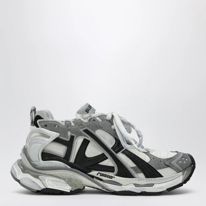 Balenciaga Grey/white/black Runner sneakers in nylon