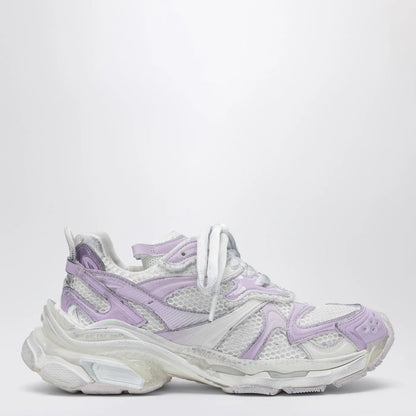 Balenciaga Runner 2 Gradient Sneakers in light grey/lilac