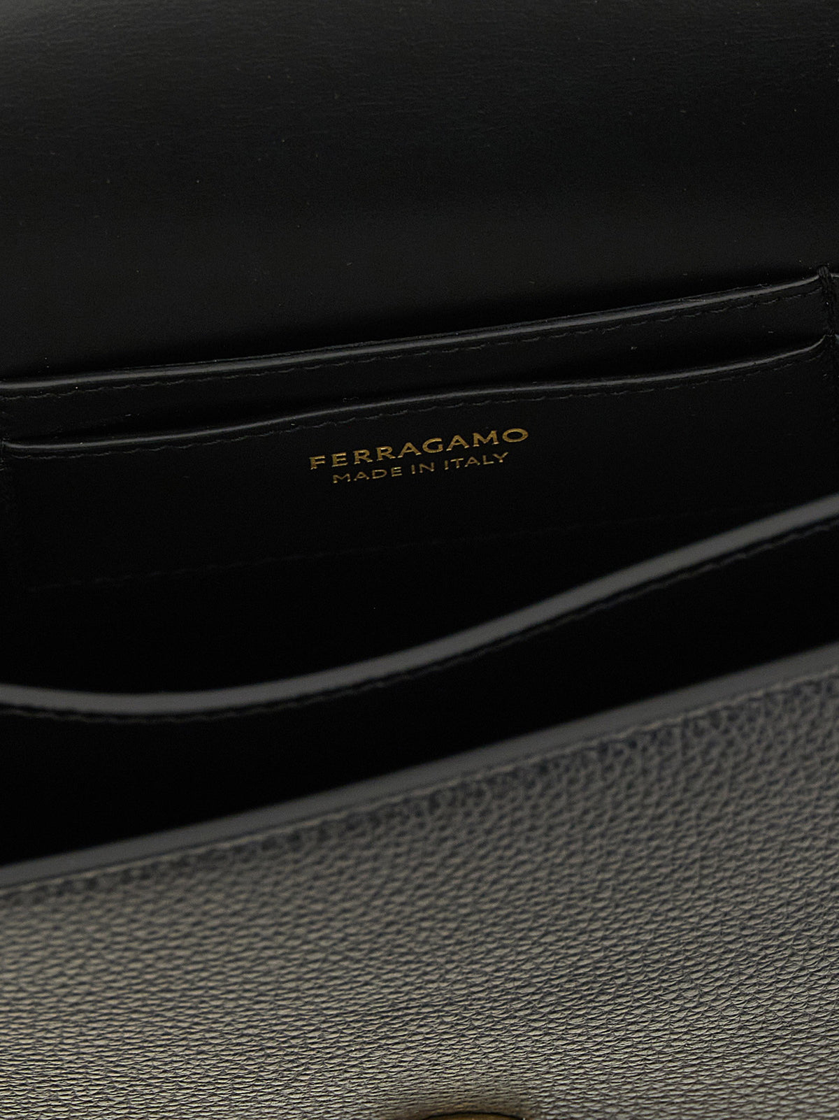 Ferragamo North-south Double Gancini Crossbody Bag