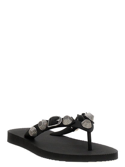 Balenciaga Holiday Capsule Cagole Thong Sandals