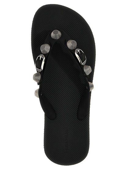 Balenciaga Holiday Capsule Cagole Thong Sandals