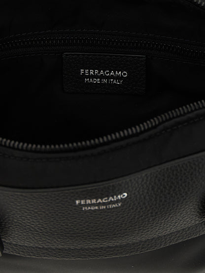 Ferragamo Twins Nylon Crossbody Bag