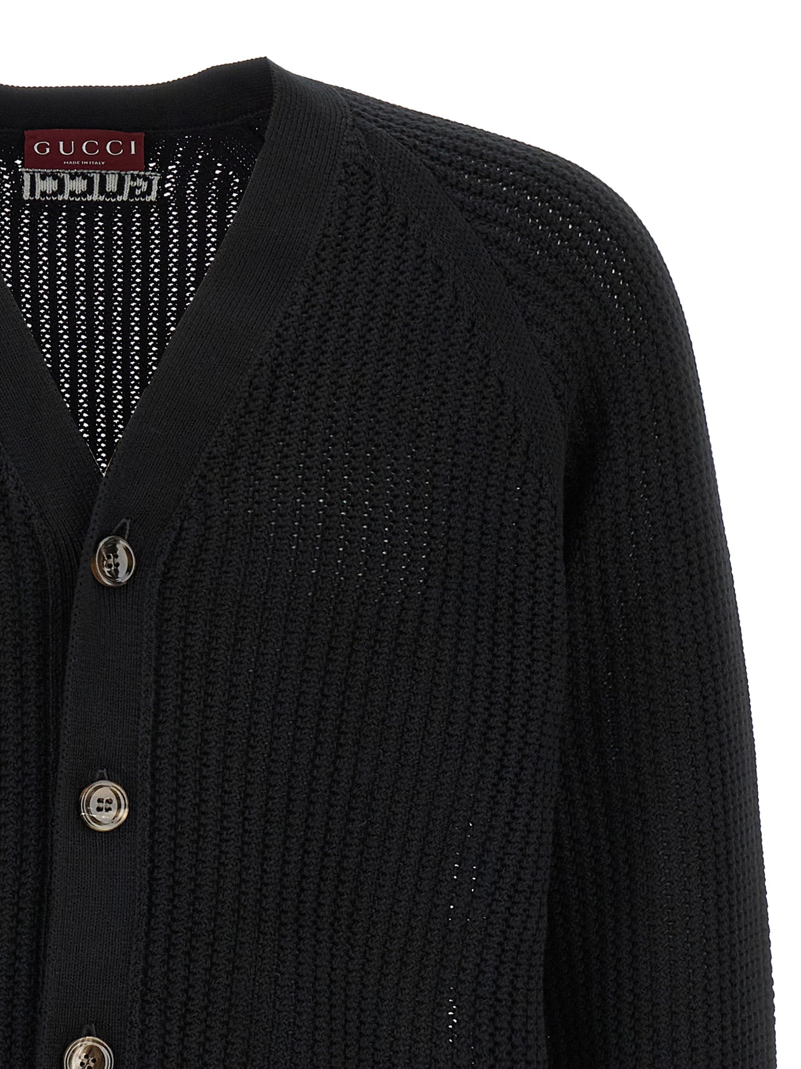 Gucci Web Ribbon Cardigan