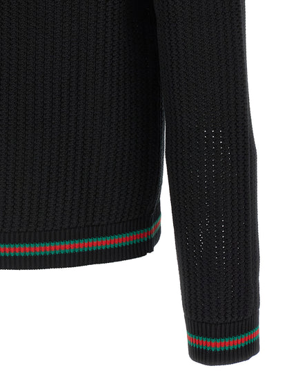Gucci Web Ribbon Cardigan