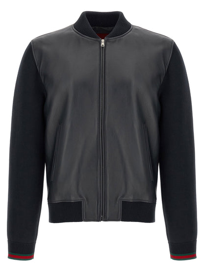 Gucci Bomber Jacket With Tassel And Sweater
