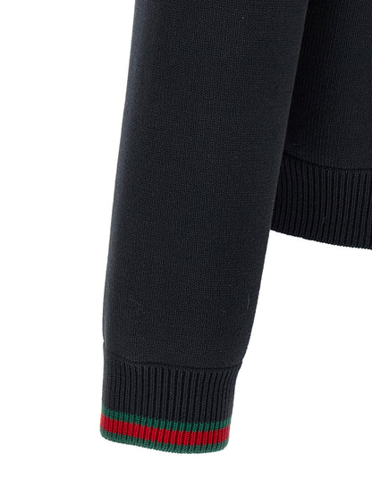 Gucci Bomber Jacket With Tassel And Sweater