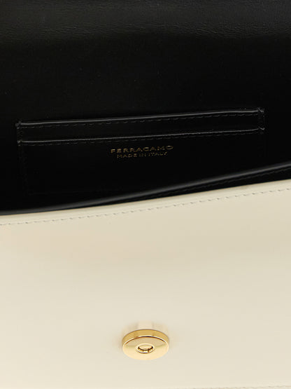 Ferragamo North-south Double Gancini (xs) Crossbody Bag