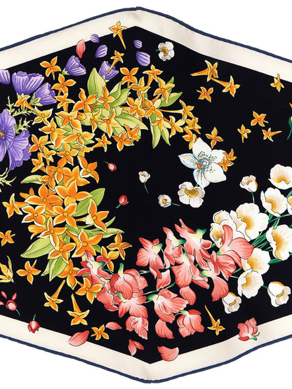 Ferragamo Primavera Print Diamond Scarf