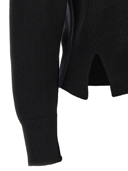 Mcqueen Chevron Corset Sweater