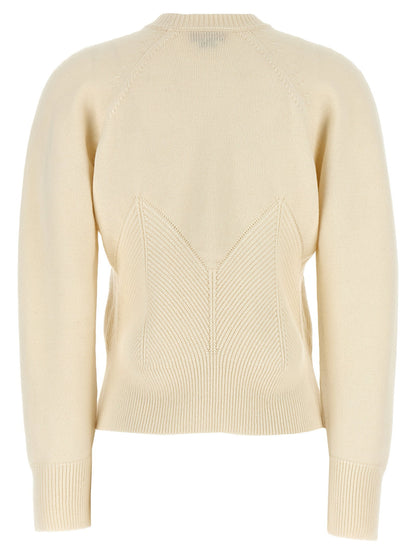 Alexander McQueen Chevron Corset Sweater
