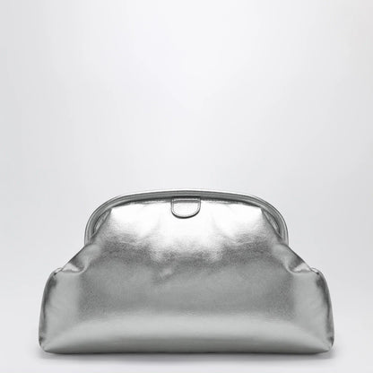 Stella McCartney Silver metallic padded Falabella clutch