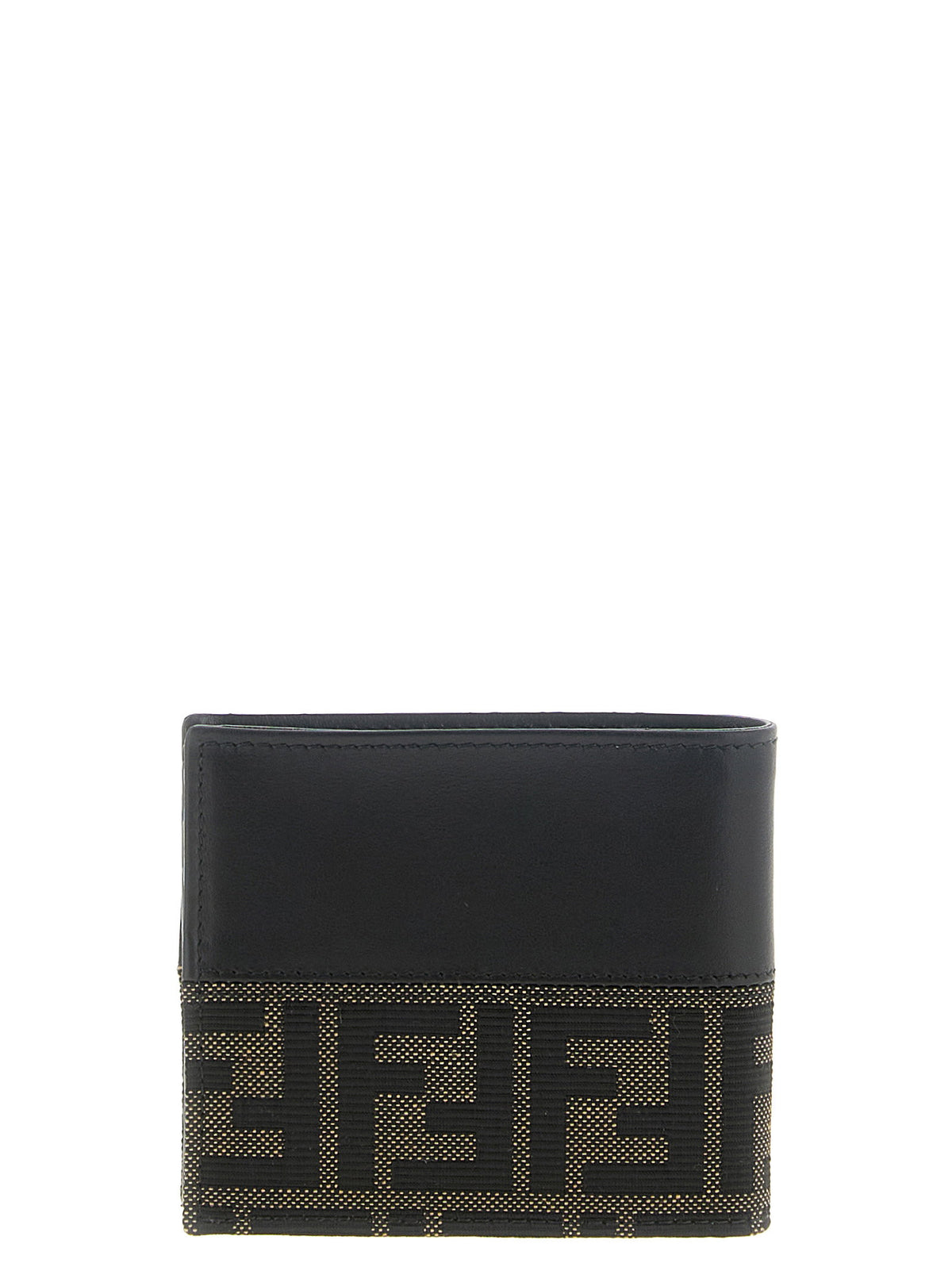 Fendi Two-color Ff Jacquard Wallet