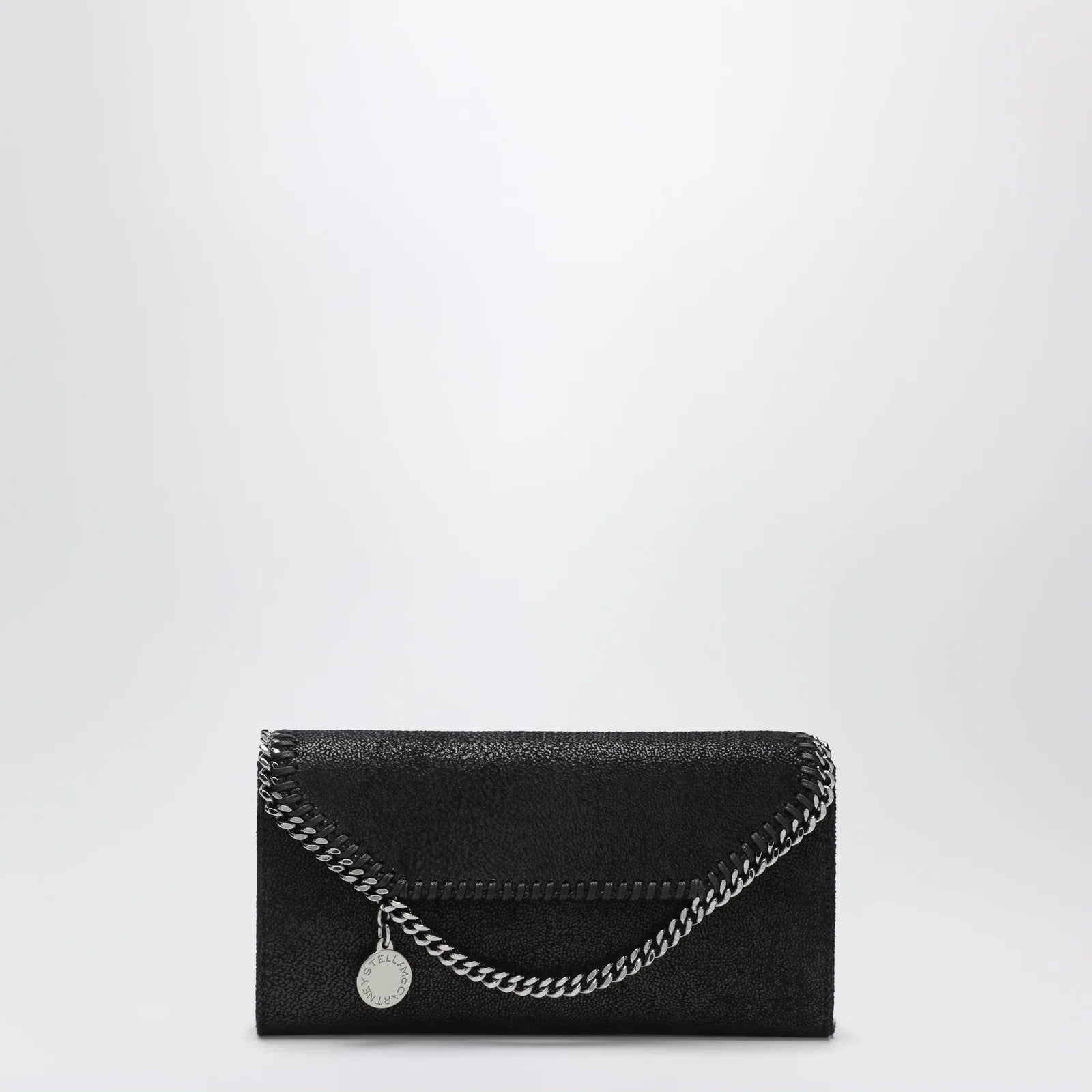 Stella McCartney Falabella black crossbody wallet
