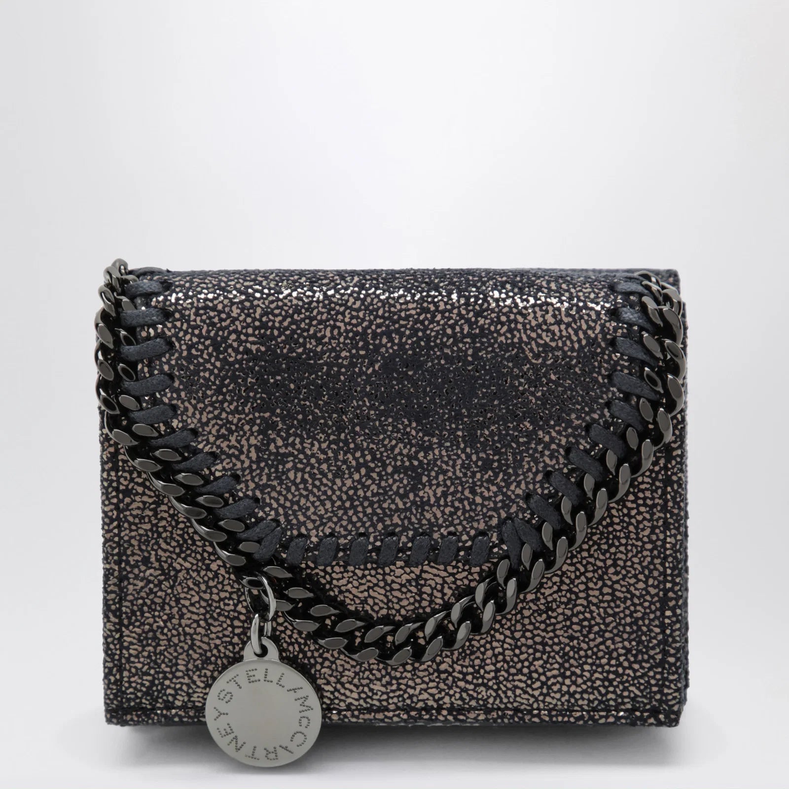 Stella McCartney Falabella dark navy blue wallet