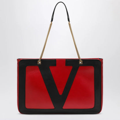 Valentino Garavani Large Viva Superstar bag red/black