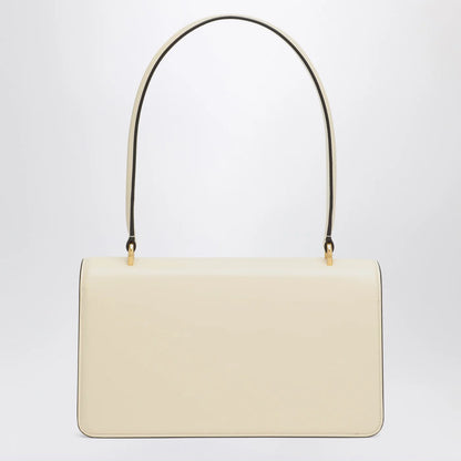 Valentino Garavani Vain bag in butter White glossy calfskin