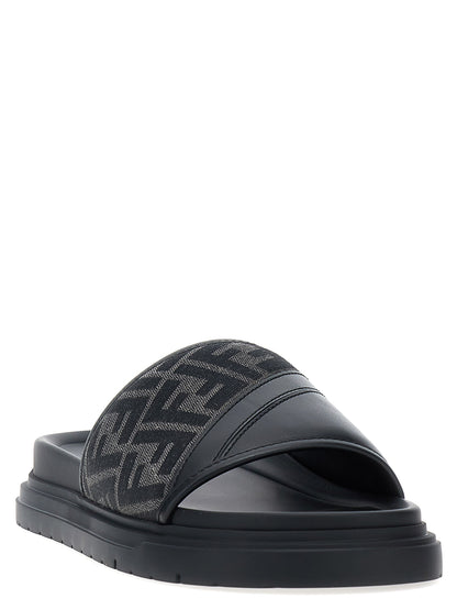 Fendi Diagonal Sandals